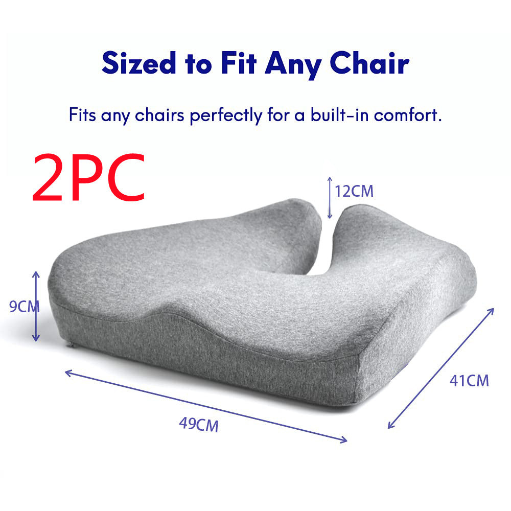 Car Seat Memory Foam Office Ergonomic Chair Cushion