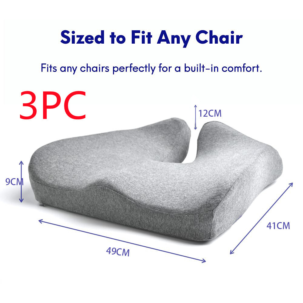 Car Seat Memory Foam Office Ergonomic Chair Cushion